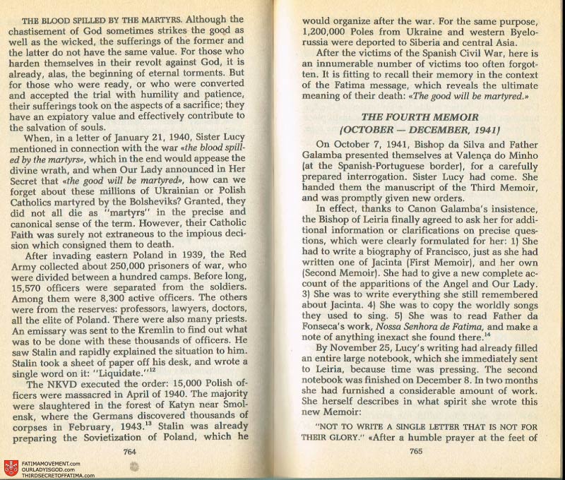 The Whole Truth About Fatima Volume 2 pages 744-743