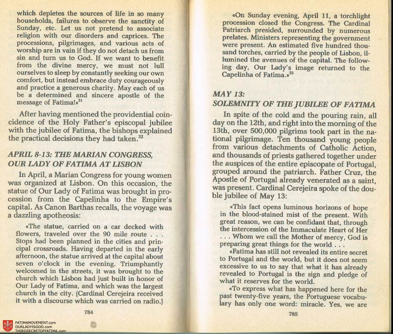 The Whole Truth About Fatima Volume 2 pages 762-763