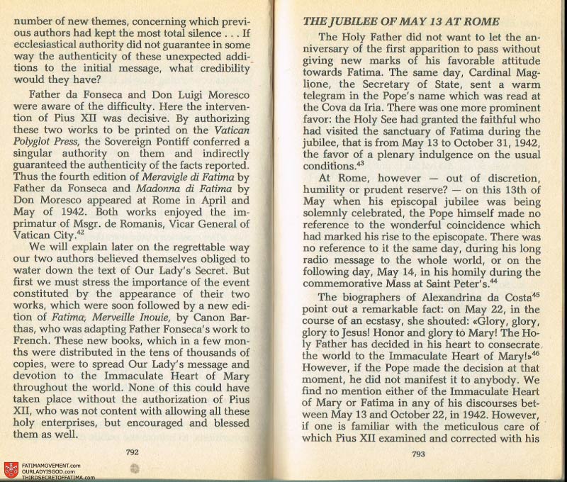 The Whole Truth About Fatima Volume 2 pages 770-771