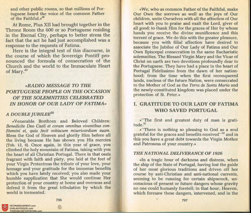 The Whole Truth About Fatima Volume 2 pages 774-775