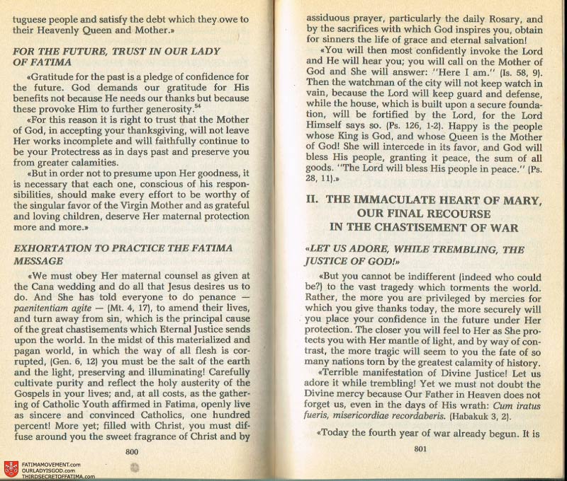 The Whole Truth About Fatima Volume 2 pages 778-779