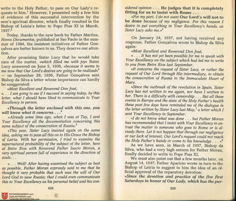 The Whole Truth About Fatima Volume 2 pages 806-807