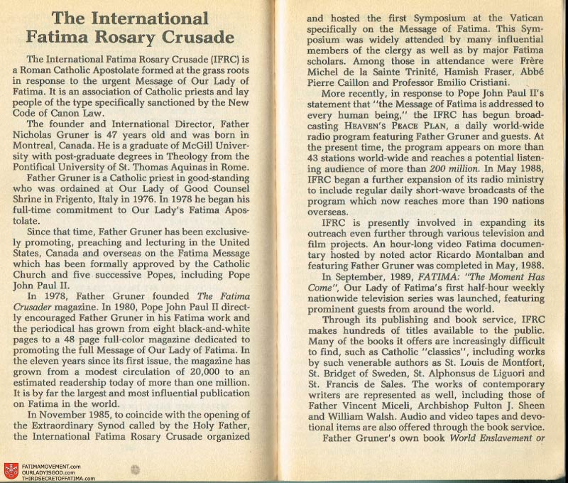 The Whole Truth About Fatima Volume 2 pages 826-827