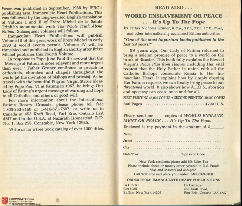 The Whole Truth About Fatima Volume 2 pages 828-829