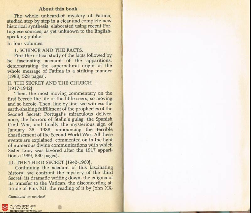 The Whole Truth About Fatima Volume 2 pages 834-835