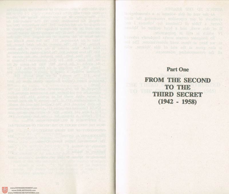 The Whole Truth About Fatima Volume 3 pages xii-xiii