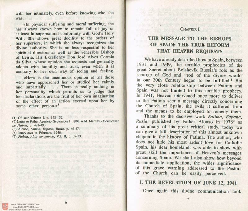 The Whole Truth About Fatima Volume 3 pages 6-7