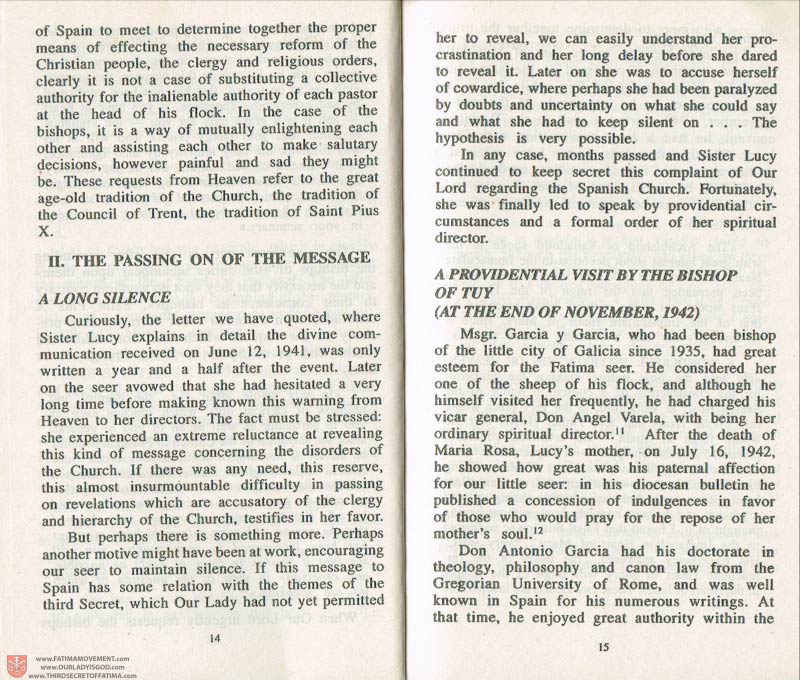 The Whole Truth About Fatima Volume 3 pages 14-15