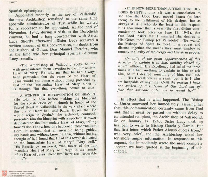 The Whole Truth About Fatima Volume 3 pages 16-17