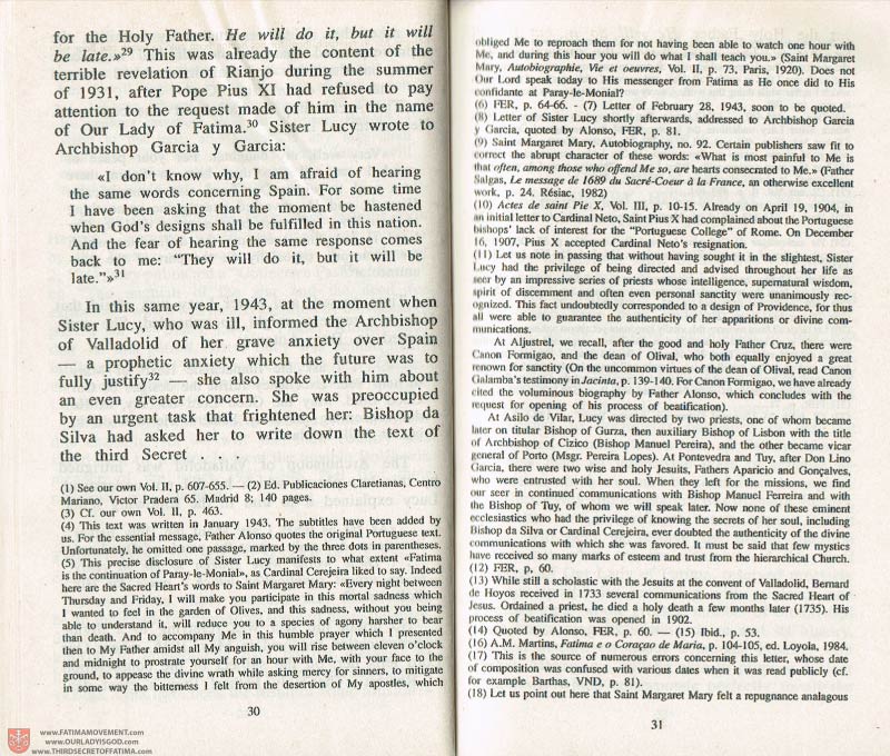 The Whole Truth About Fatima Volume 3 pages 30-31