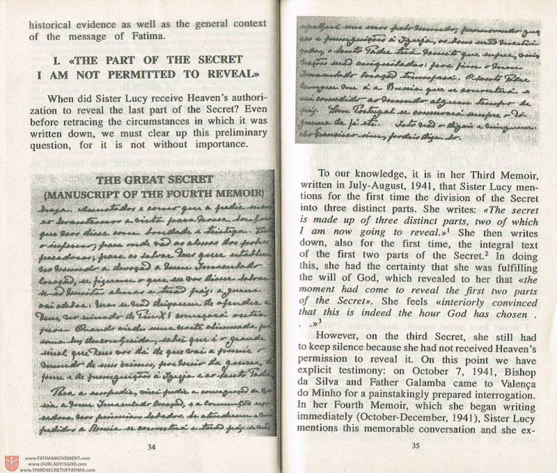 The Whole Truth About Fatima Volume 3 pages 34-35