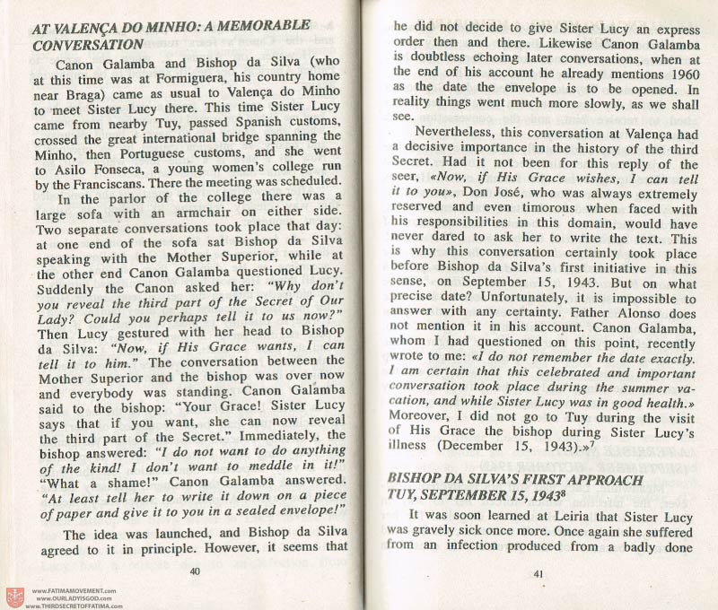 The Whole Truth About Fatima Volume 3 pages 40-41