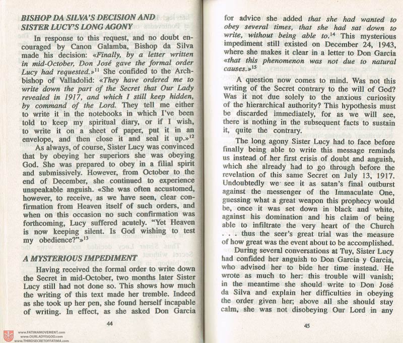 The Whole Truth About Fatima Volume 3 pages 44-45