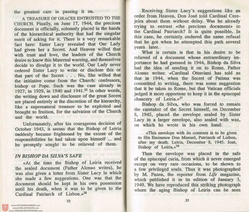 The Whole Truth About Fatima Volume 3 pages 52-53