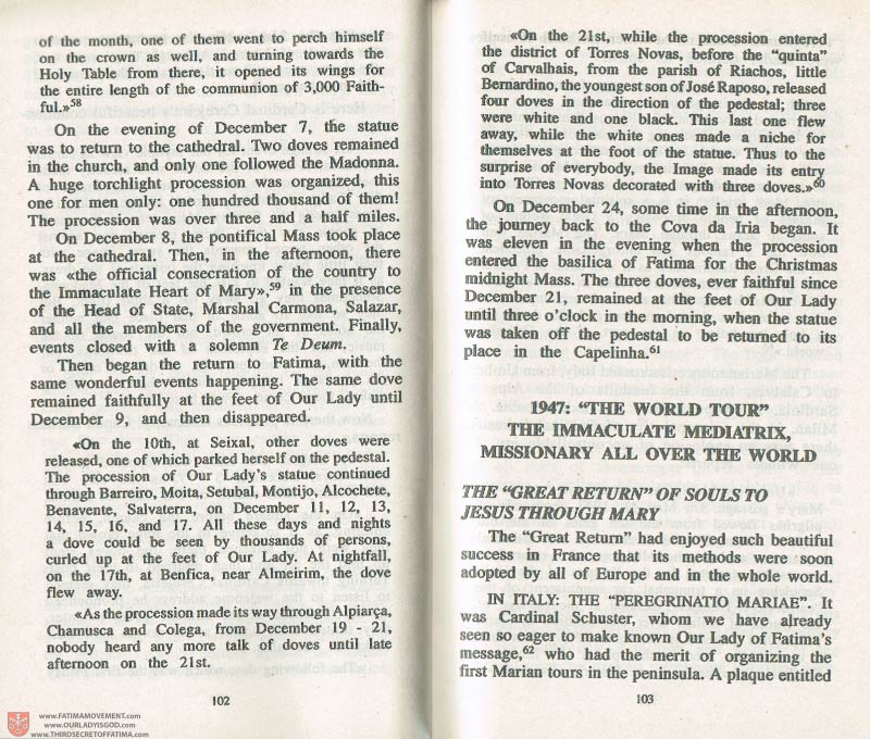 The Whole Truth About Fatima Volume 3 pages 102-103