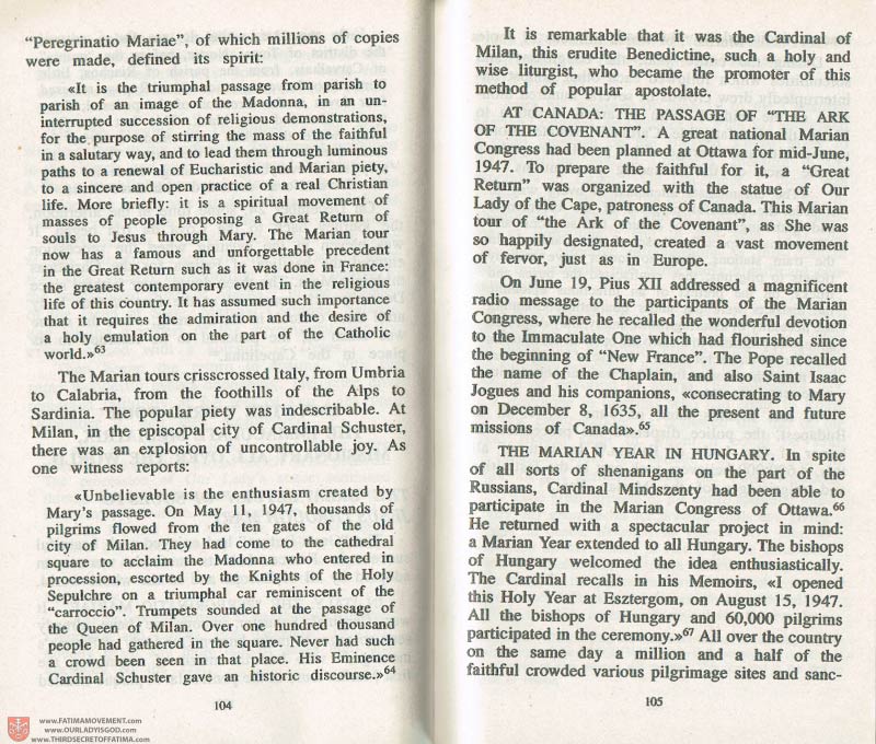The Whole Truth About Fatima Volume 3 pages 104-105