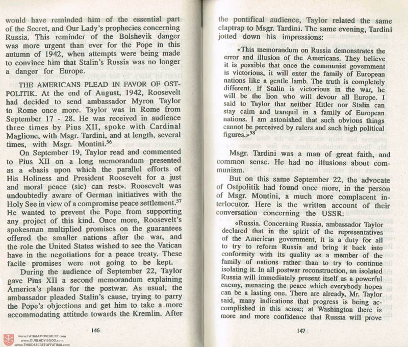 The Whole Truth About Fatima Volume 3 pages 146-147