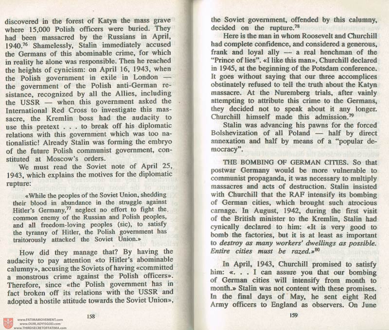 The Whole Truth About Fatima Volume 3 pages 18-159