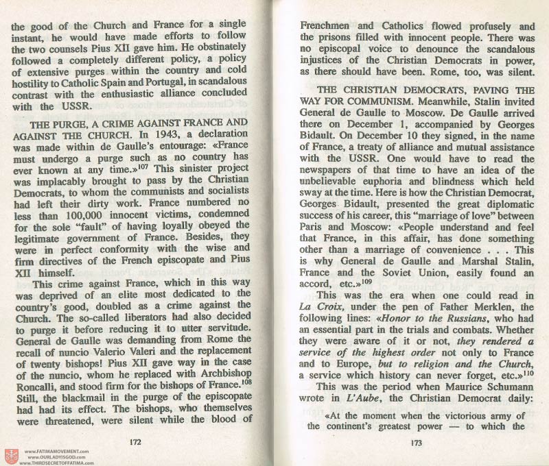 The Whole Truth About Fatima Volume 3 pages 172-173