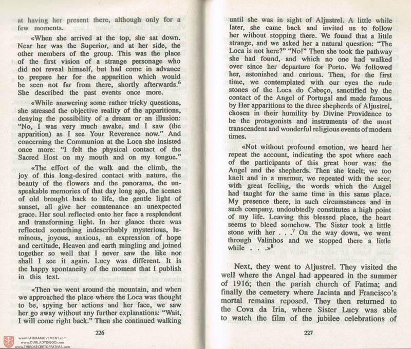The Whole Truth About Fatima Volume 3 pages 226-227