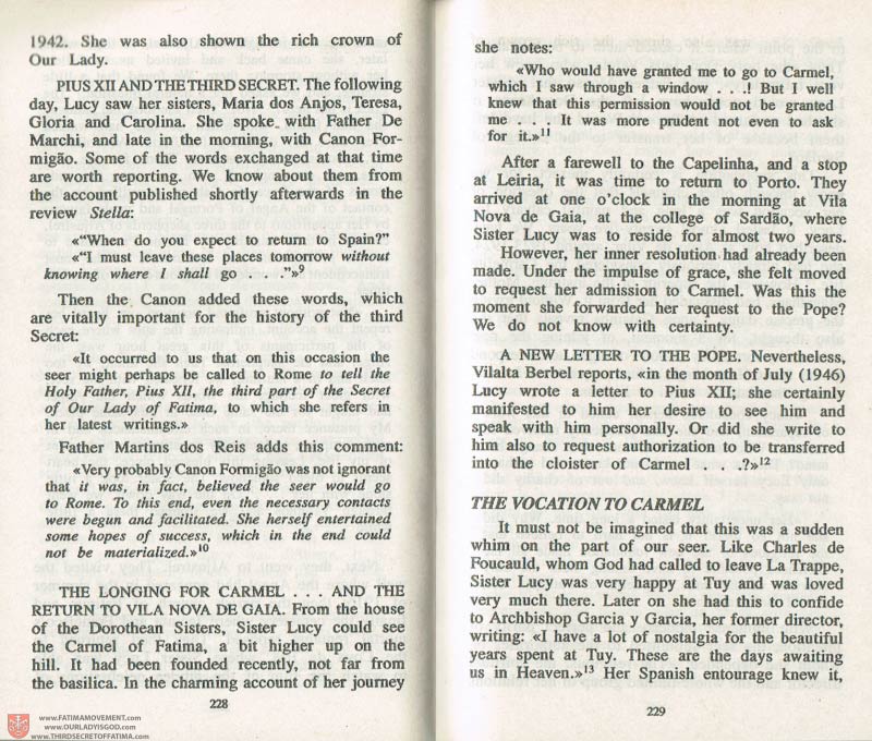 The Whole Truth About Fatima Volume 3 pages 228-229