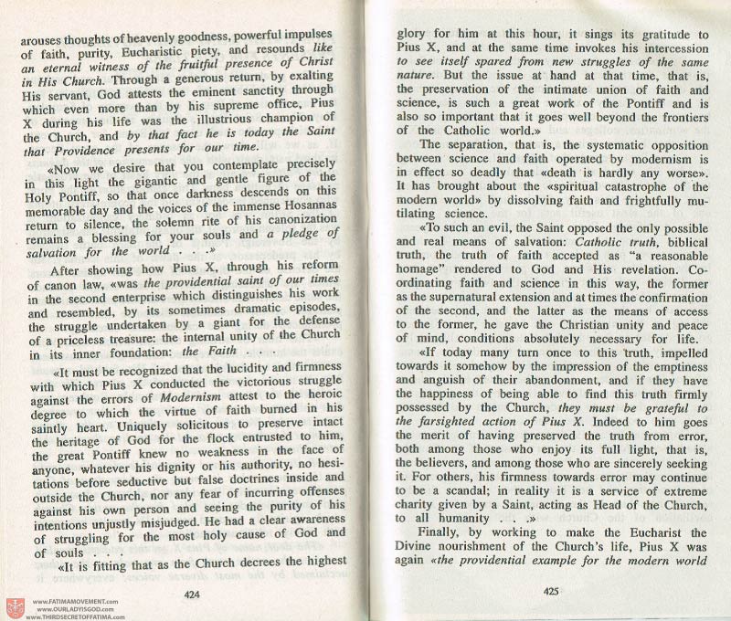 The Whole Truth About Fatima Volume 3 pages 424-425
