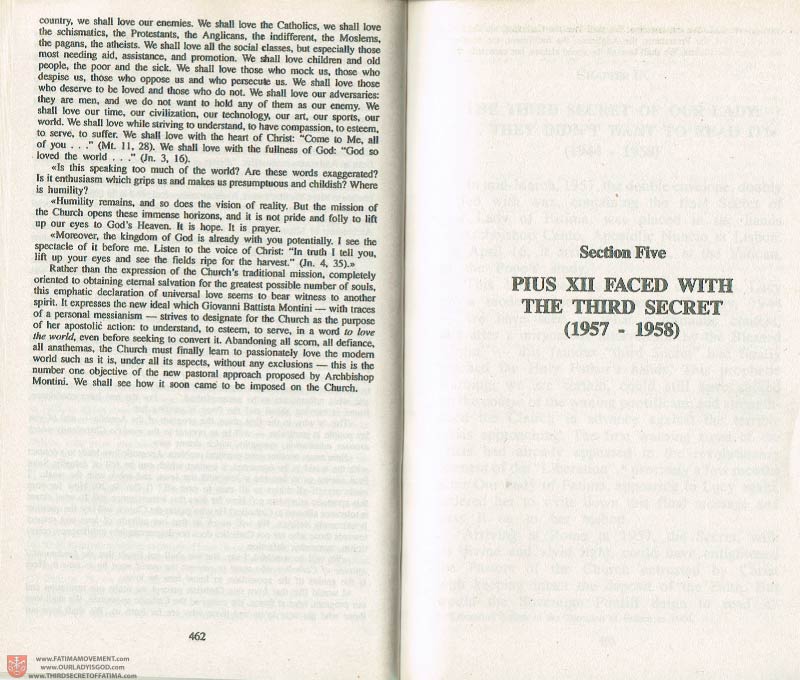 The Whole Truth About Fatima Volume 3 pages 462-463