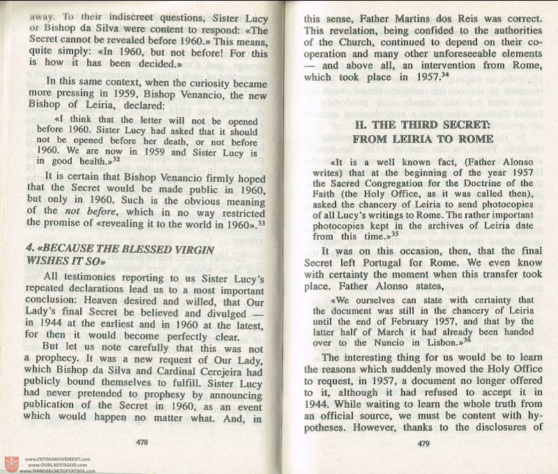 The Whole Truth About Fatima Volume 3 pages 478-479