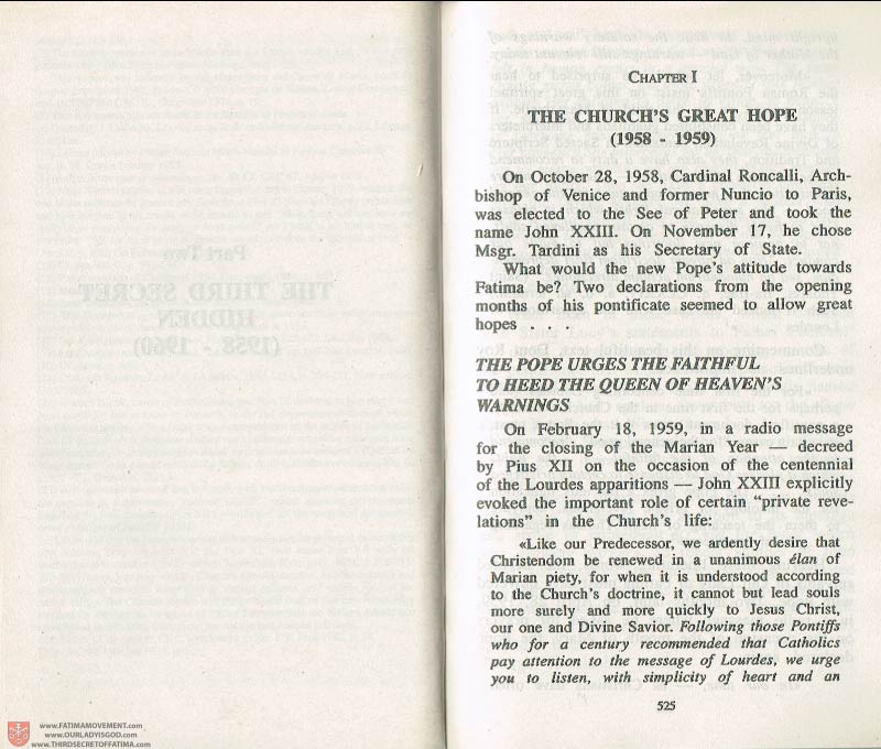 The Whole Truth About Fatima Volume 3 pages 524-525