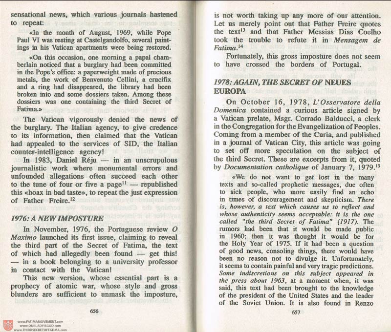 The Whole Truth About Fatima Volume 3 pages 656-657