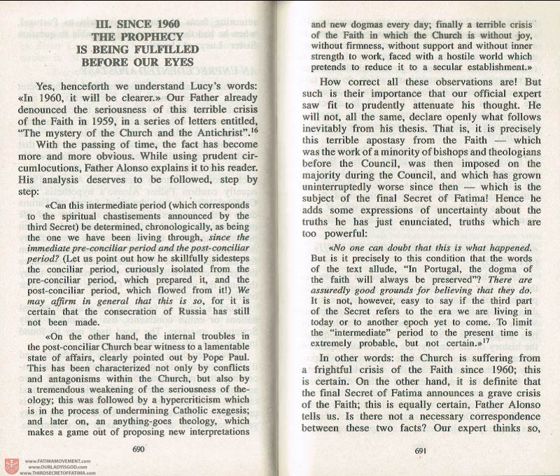 The Whole Truth About Fatima Volume 3 pages 690-691