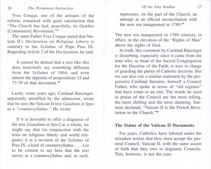 The Permanent Instruction of the Alta Vendita: A Masonic Blueprint for the Subversion of The Catholic Church page 26-27