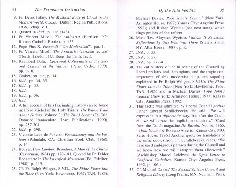 The Permanent Instruction of the Alta Vendita: A Masonic Blueprint for the Subversion of The Catholic Church page 34-35