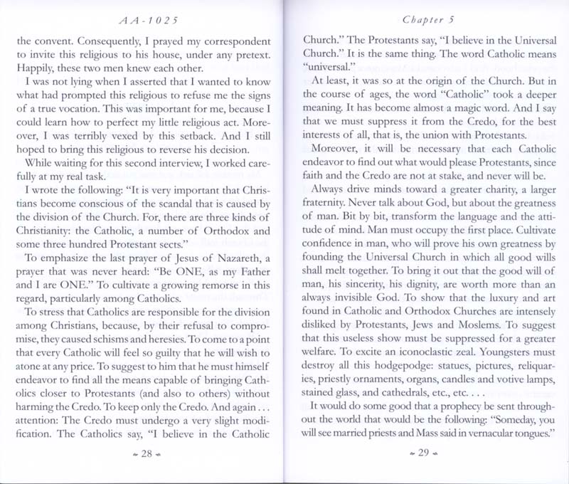 Memoirs of the Communist Infiltration Into the Catholic Church p. 28-29