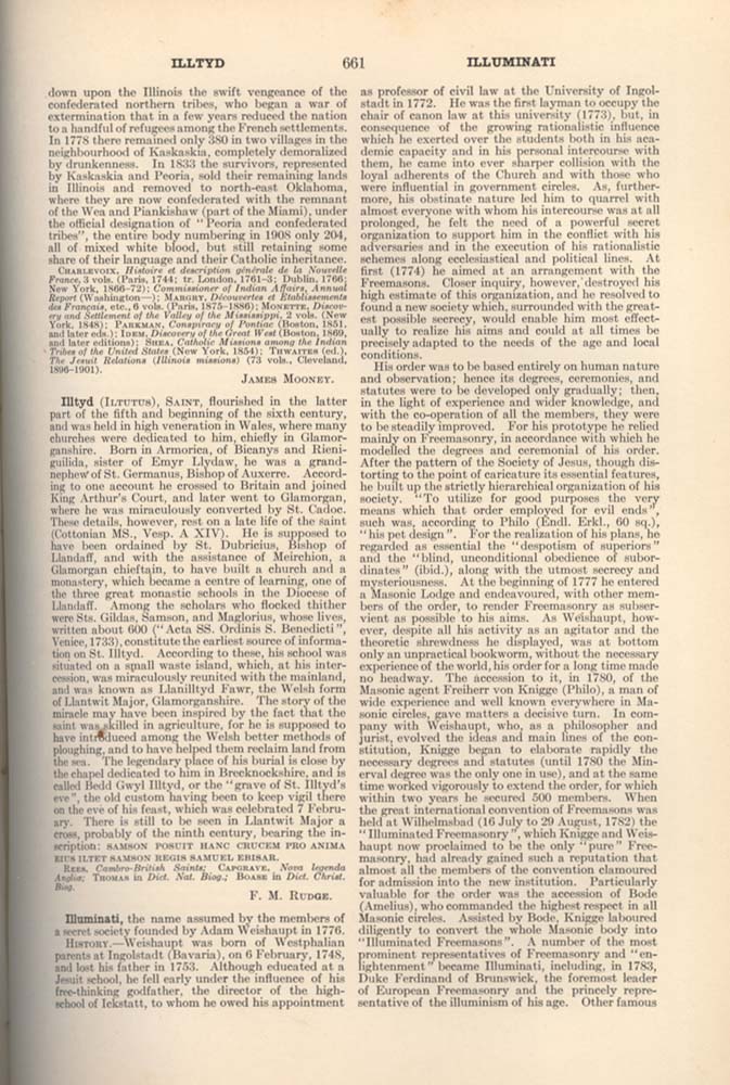 Catholic Encyclopedia: Illuminat page 2