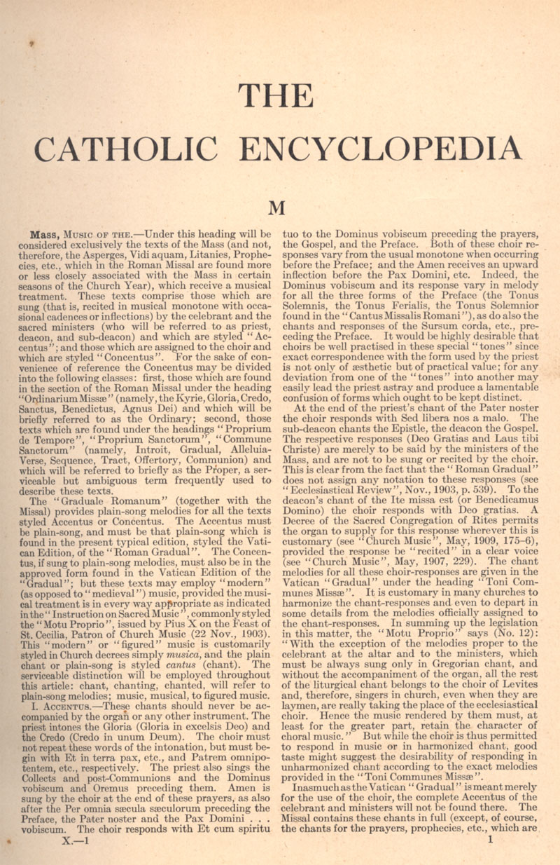 Catholic Encyclopedia: Sacraments page 001