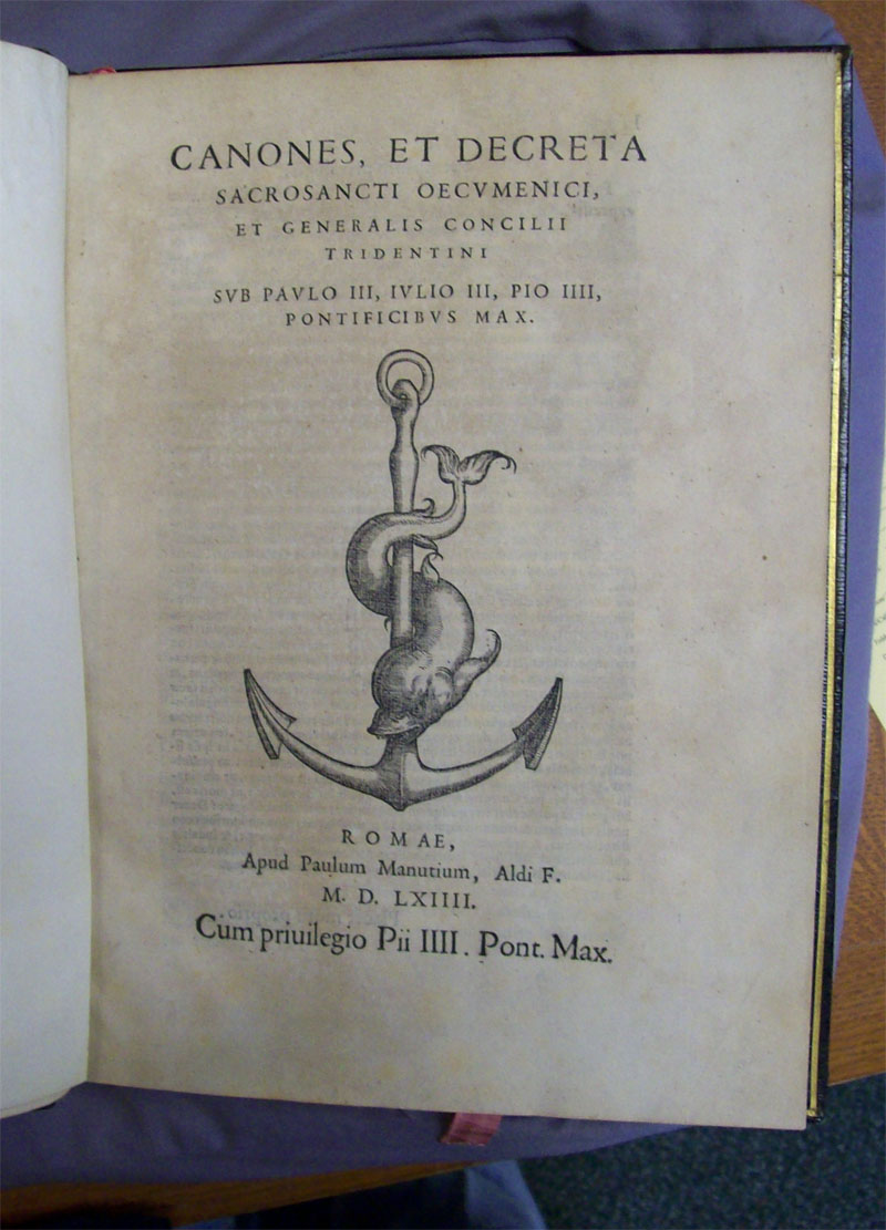 Council of Trent Depaul Special Collections photo 01