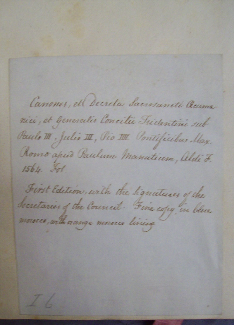 Council of Trent Depaul Special Collections photo 22