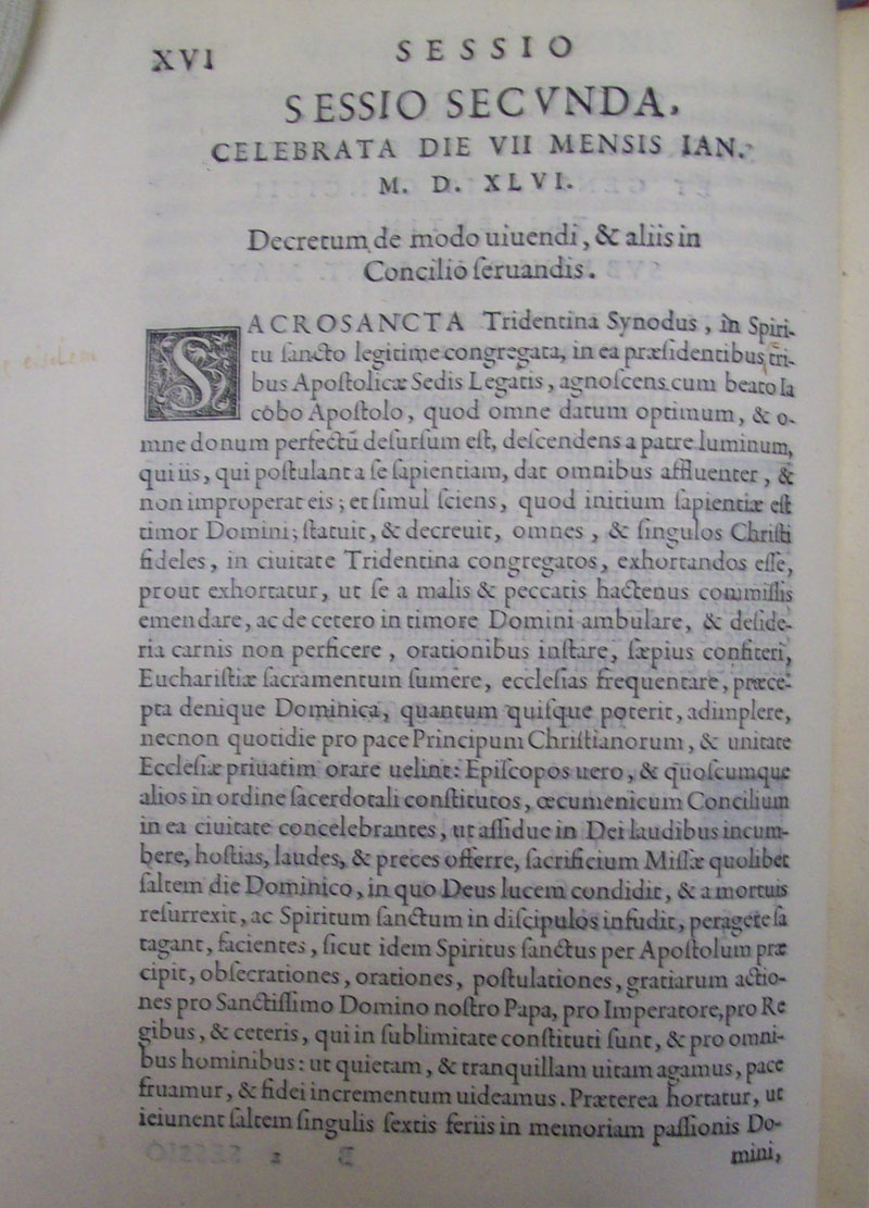Council of Trent Depaul Special Collections photo 37