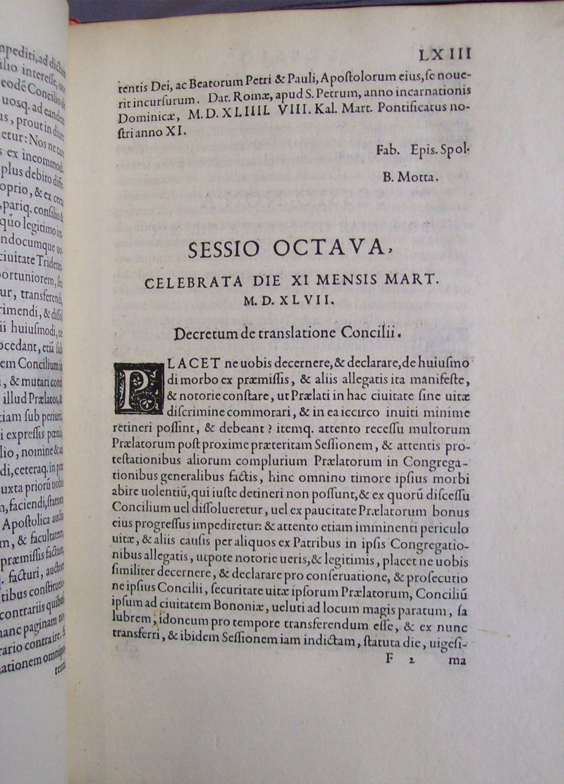 Council of Trent Depaul Special Collections photo 83