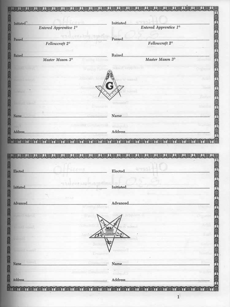 Freemason Bible page 0001