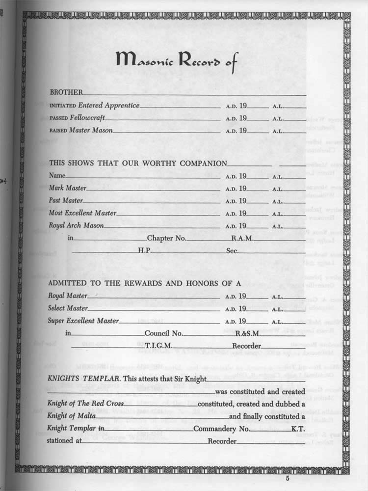 Freemason Bible page 0005