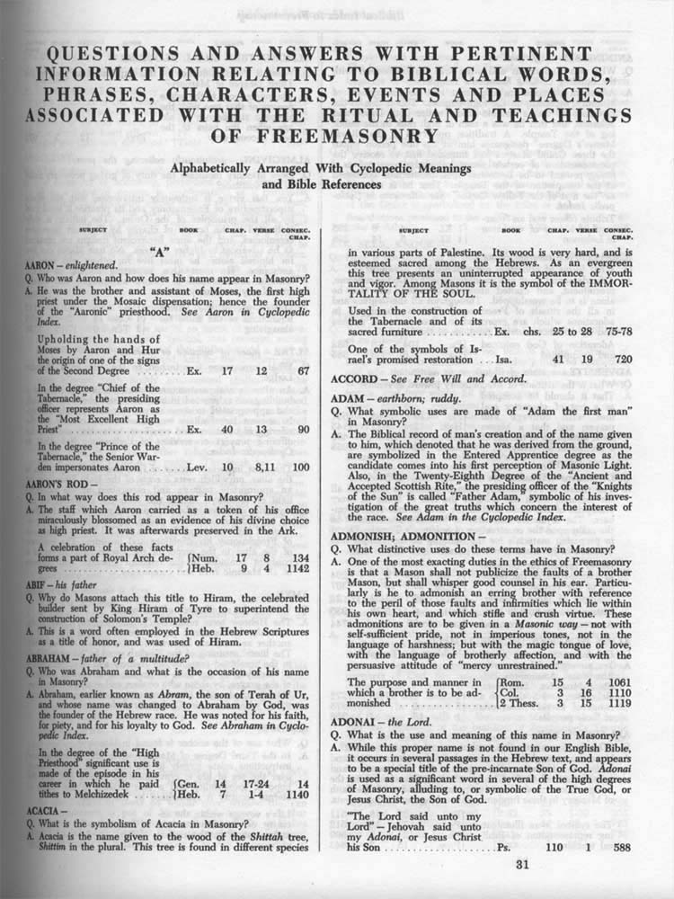 Freemason Bible page 0031