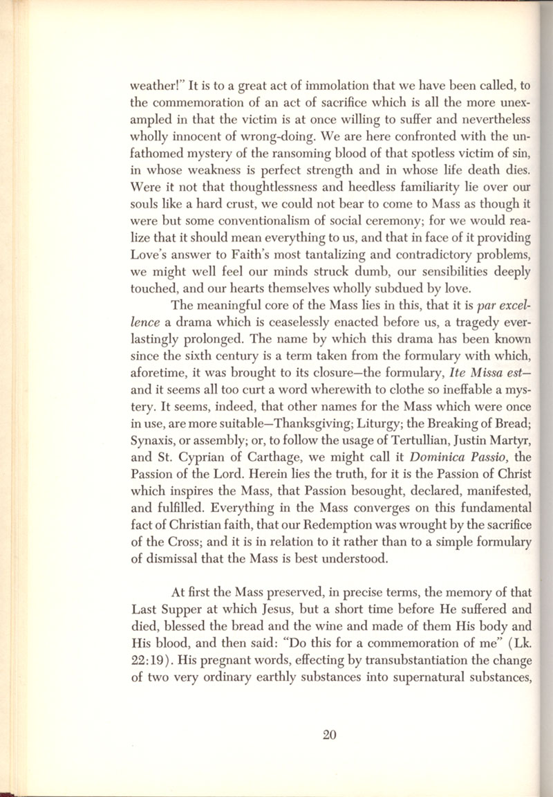 Freemason Bishop Fulton Sheen “The Mass” in 1958, page 20