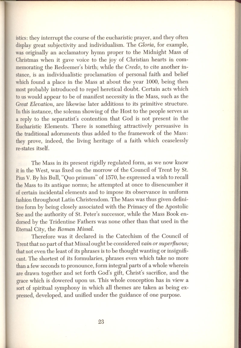 Freemason Bishop Fulton Sheen “The Mass” in 1958, page 23