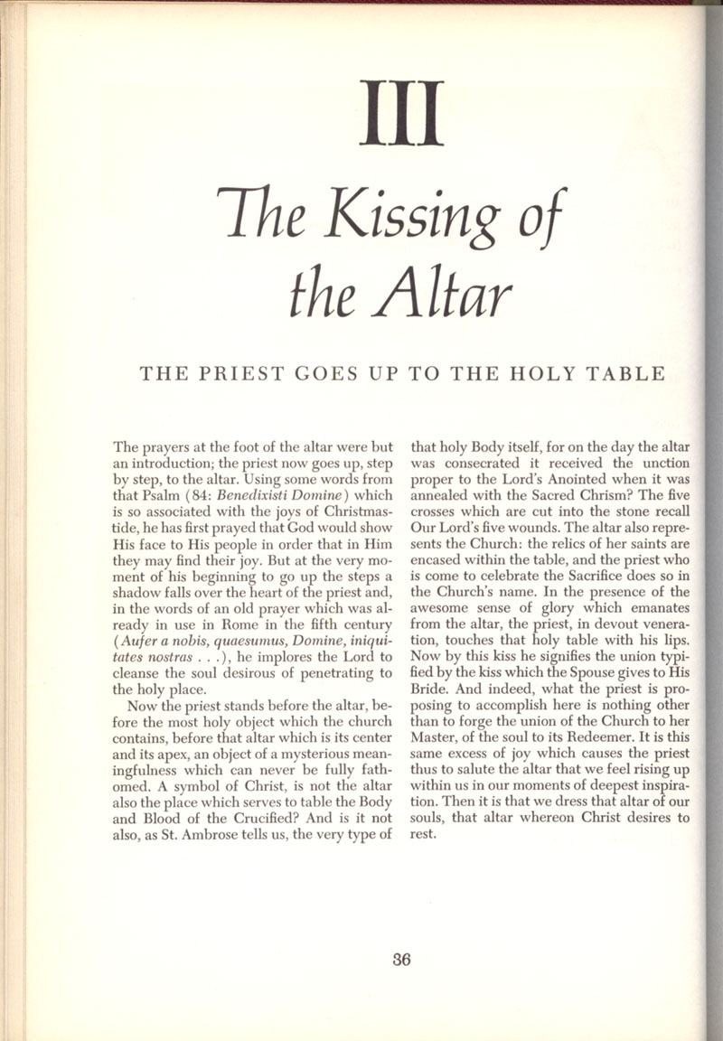 Freemason Bishop Fulton Sheen “The Mass” in 1958, page 36