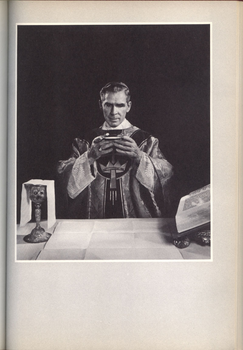 Freemason Bishop Fulton Sheen “The Mass” in 1958, page 69
