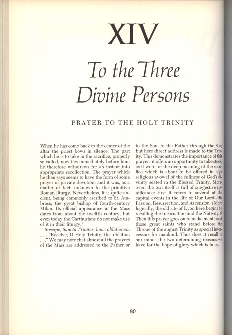 Freemason Bishop Fulton Sheen “The Mass” in 1958, page 80