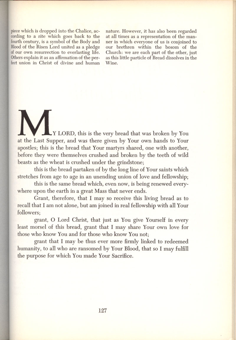 Freemason Bishop Fulton Sheen “The Mass” in 1958, page 127