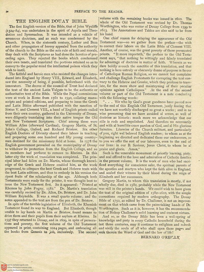 The Haydock Douay Rheims Bible page 0000